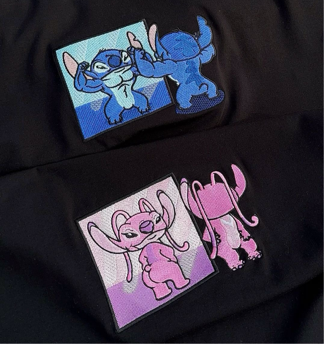Set de cuplu - Gym Stitch & Angel