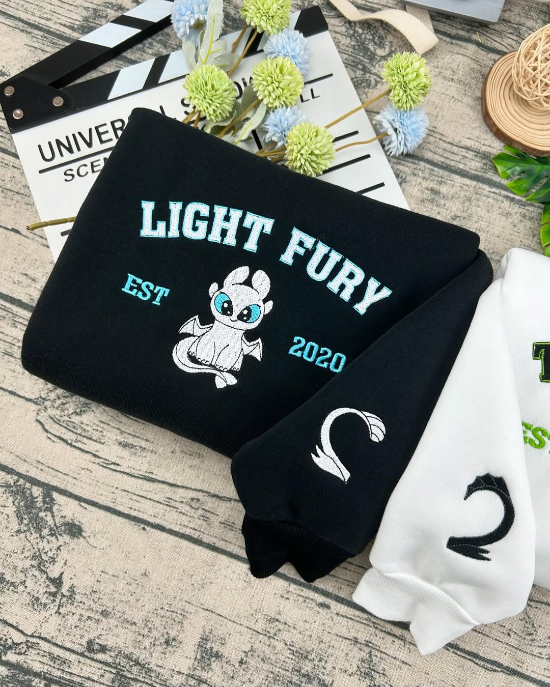 Set de cuplu - Toothless & Light Fury