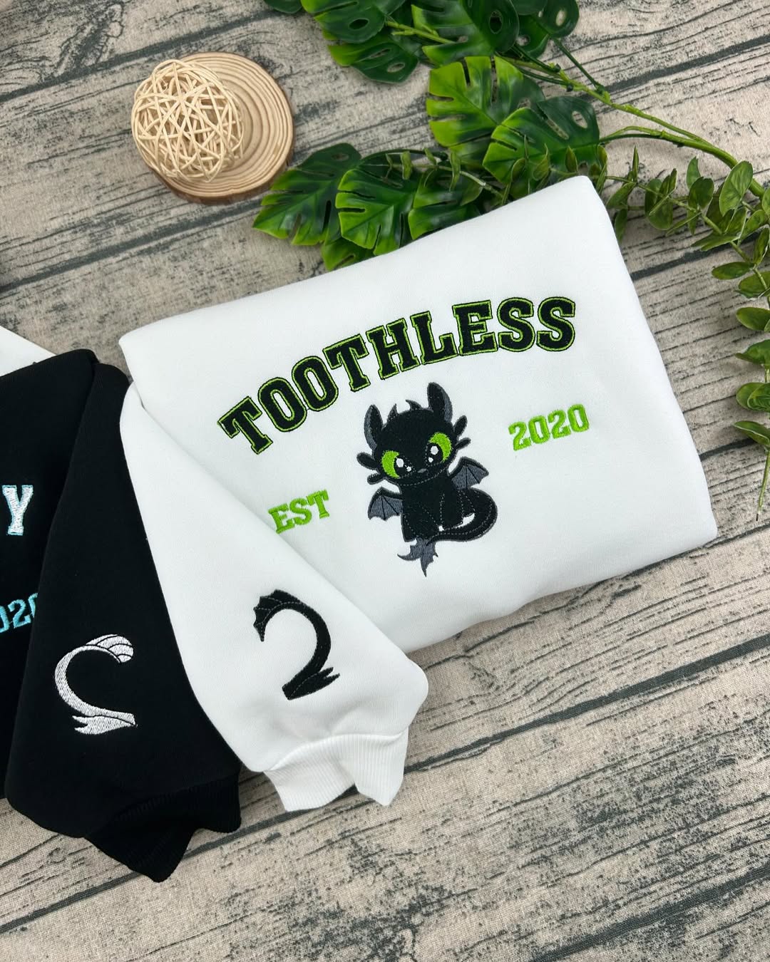 Set de cuplu - Toothless & Light Fury